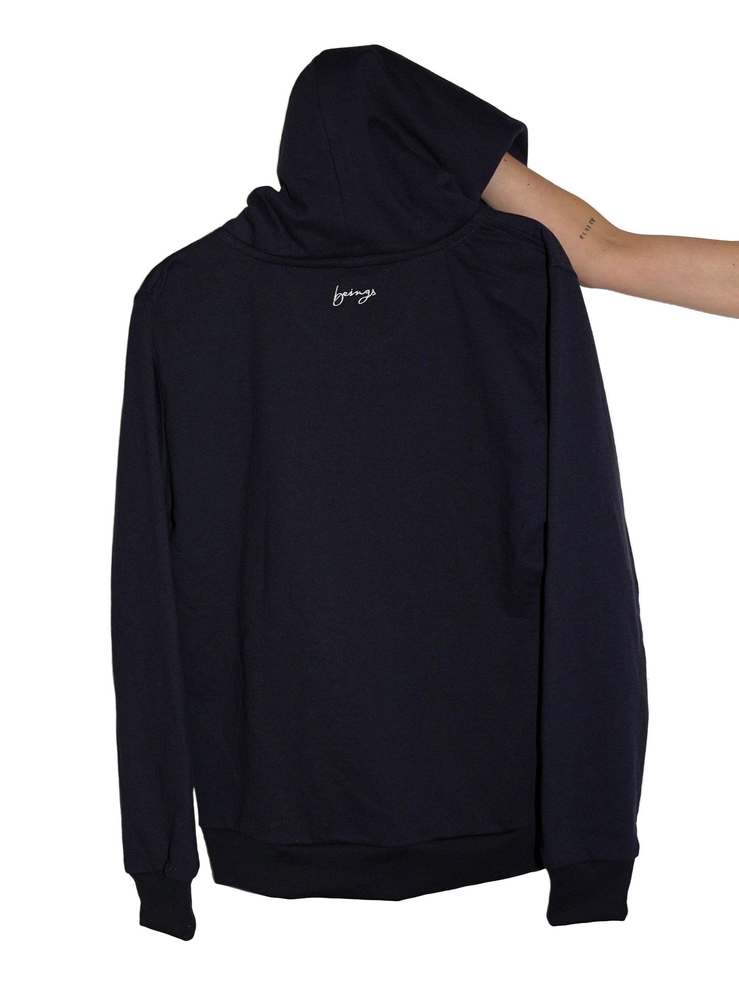 Peter Hoodie Navy Blue