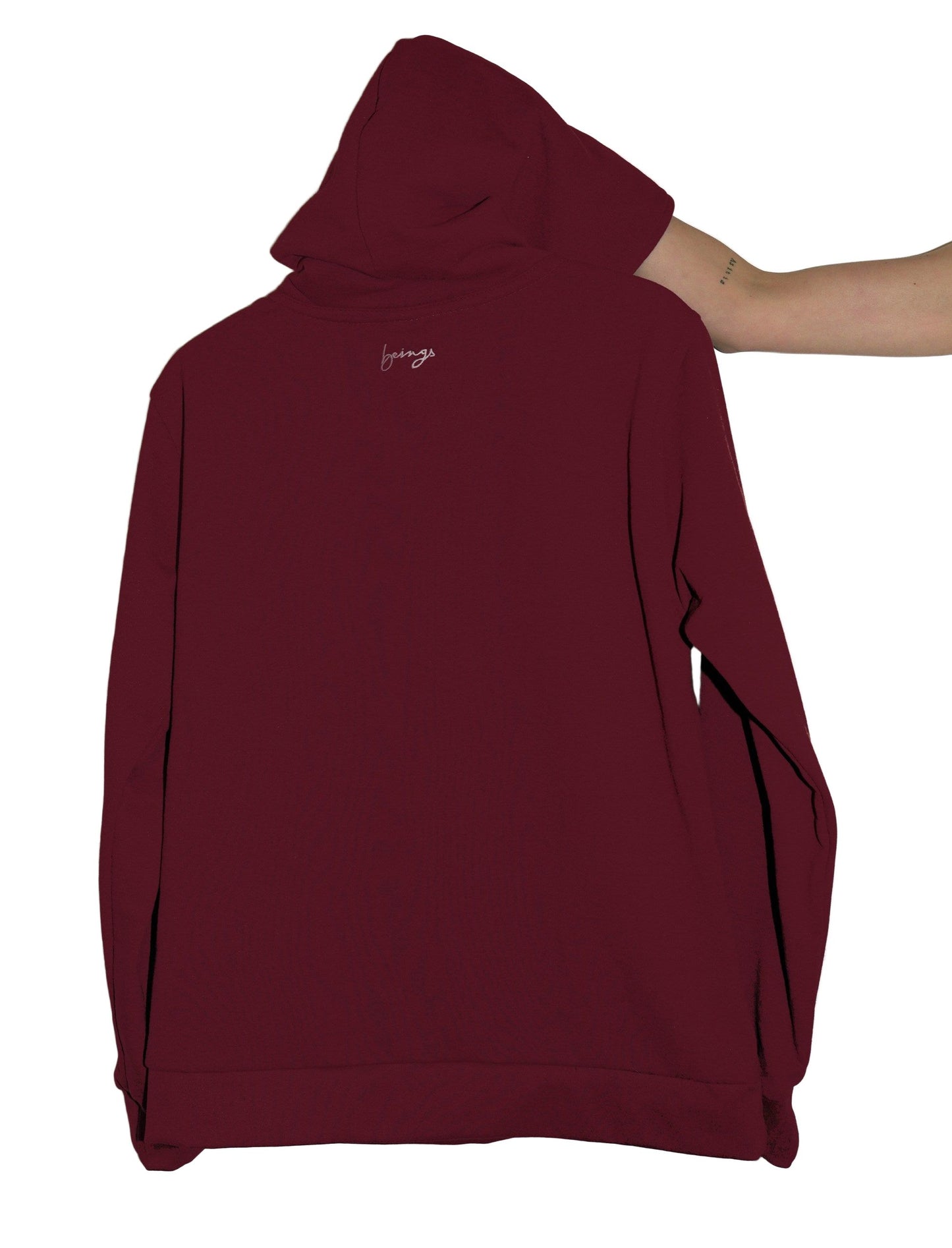 Peter Hoodie Wine Red
