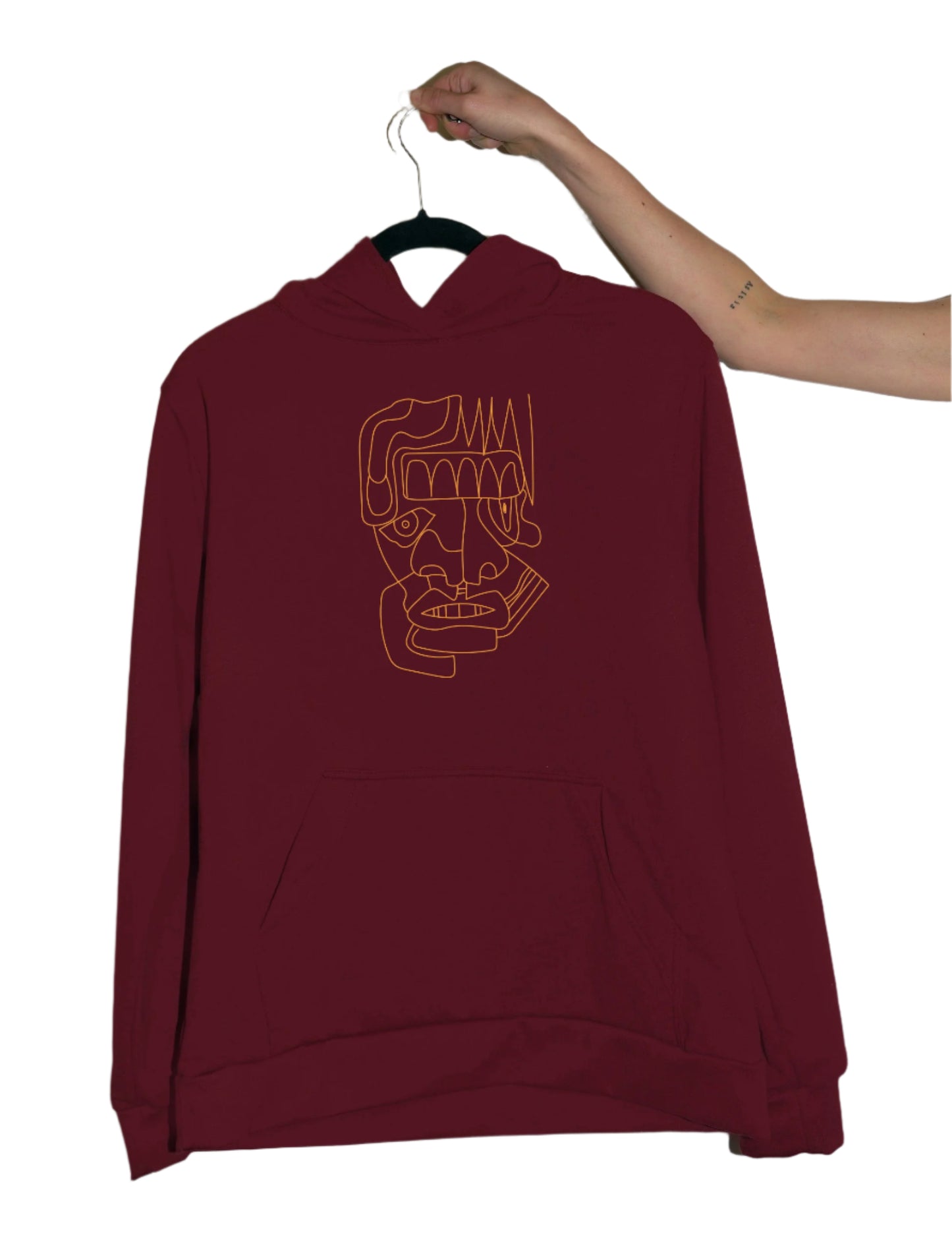 Eloy Hoodie Wine Red