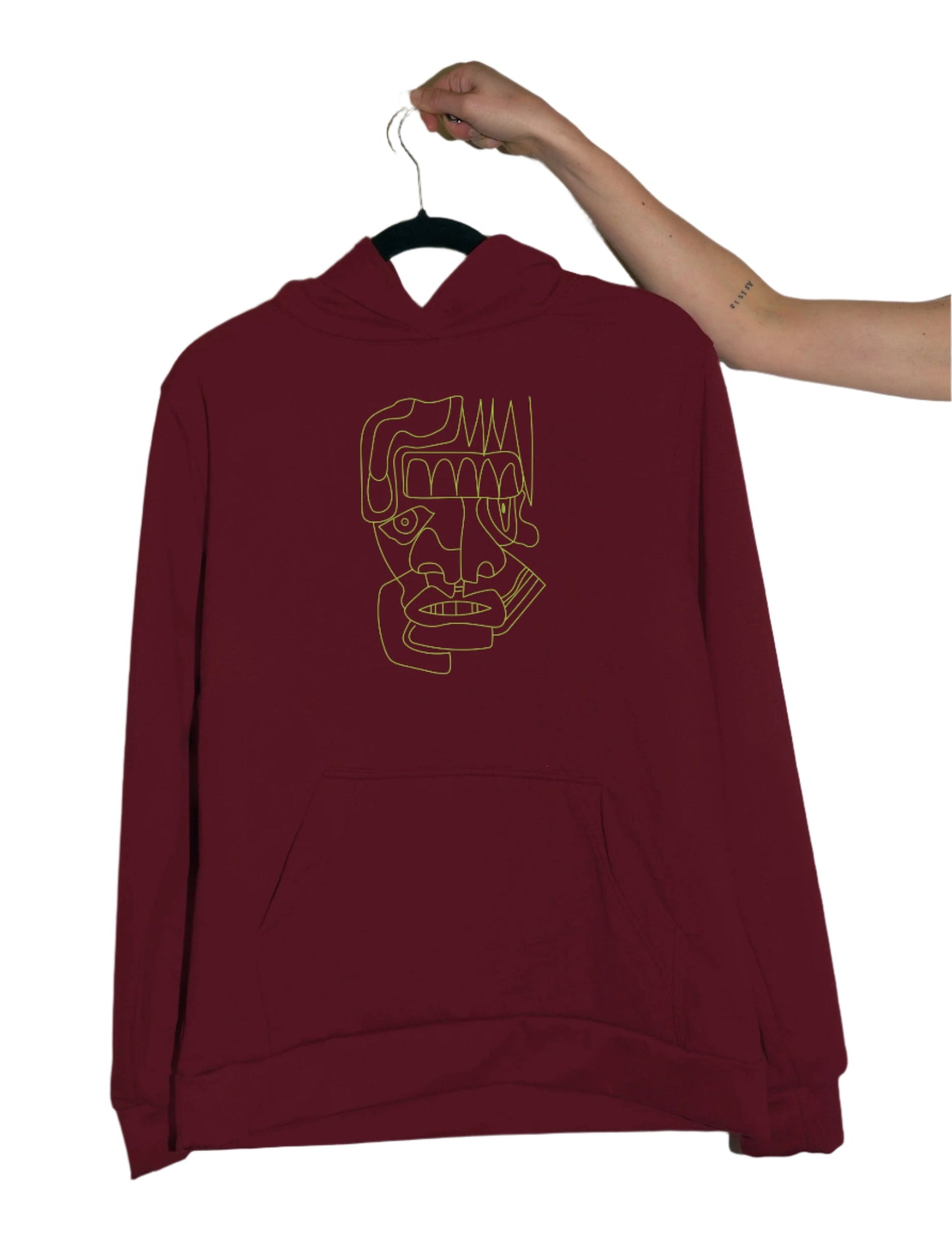 Eloy Hoodie Wine Red
