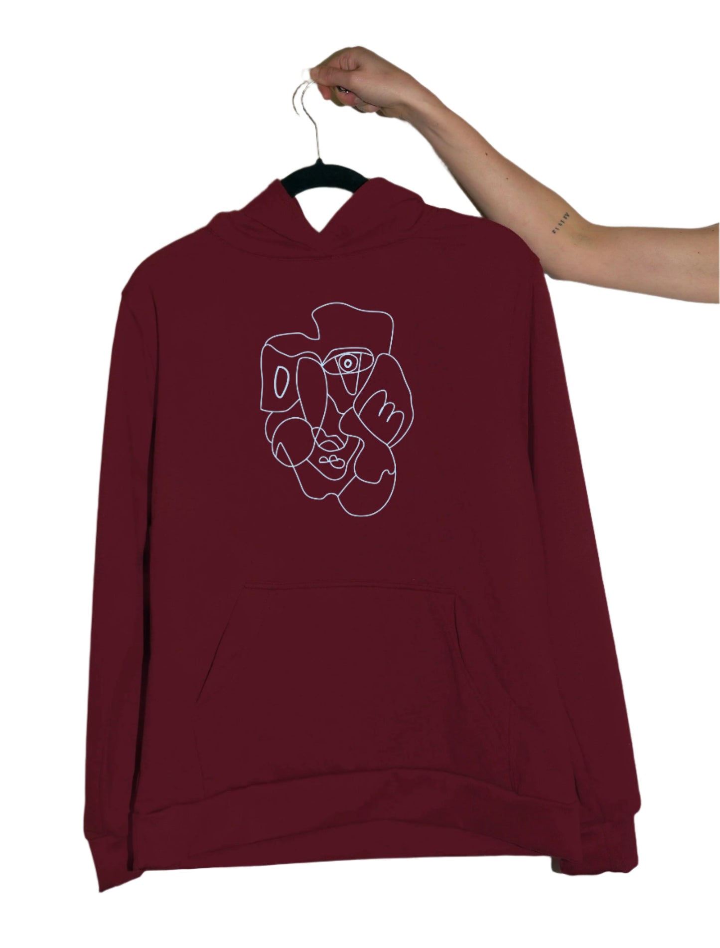 Lily Hoodie Wine Red
