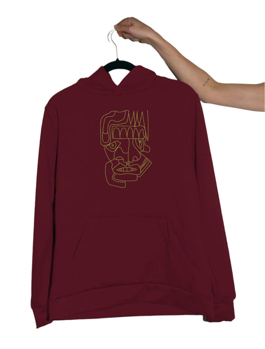 Eloy Hoodie Wine Red
