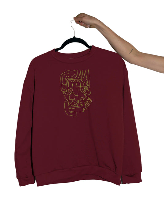 Eloy Sweatshirt Wine Red
