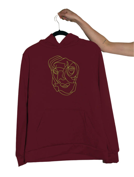Madame Mim Hoodie Wine Red