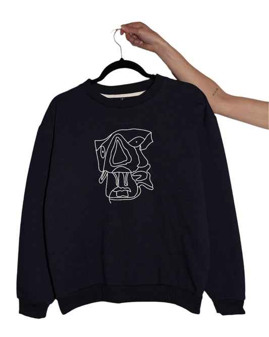 Peter Sweatshirt Azul Marino